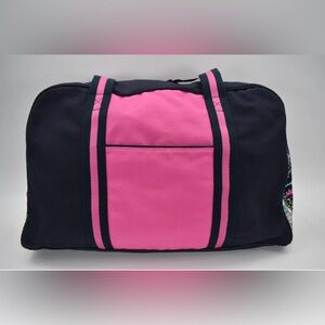 Vera Bradley Navy and Hot Pink Travel Duffel